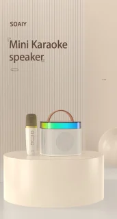 Viatel Mini Karaoke Bluetooth Speaker Met Microfoon