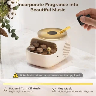 Vintage Bluetooth Speaker (Beige)