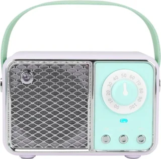 Vintage Bluetooth Speaker - Blauw
