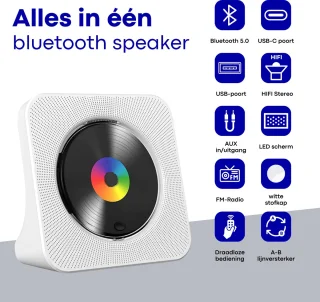 Vizual Draagbare CD Speler met Bluetooth