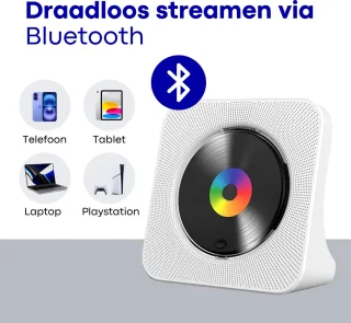Vizual Draagbare CD Speler met Bluetooth