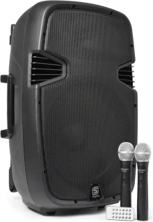 Vonyx SPJ-PA915 Bluetooth speaker met accu en draadloze microfoons
