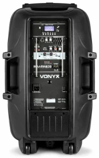 Vonyx SPJ-PA915 Bluetooth speaker met accu en draadloze microfoons