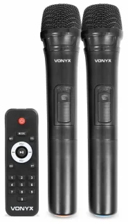 Vonyx SPJ-PA915 Bluetooth speaker met accu en draadloze microfoons