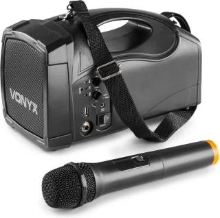 Vonyx ST014 draagbaar omroepsysteem met draadloze microfoon