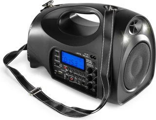 Vonyx ST016 draagbare Bluetooth speaker met 2 microfoons