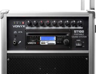 Vonyx ST100 MK2 Mobiele geluidsinstallatie 8 inch