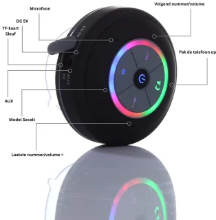 White-Label Douche Speaker - Draagbare Radio