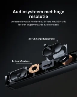 White-label Surround Home Cinema Set Zwart