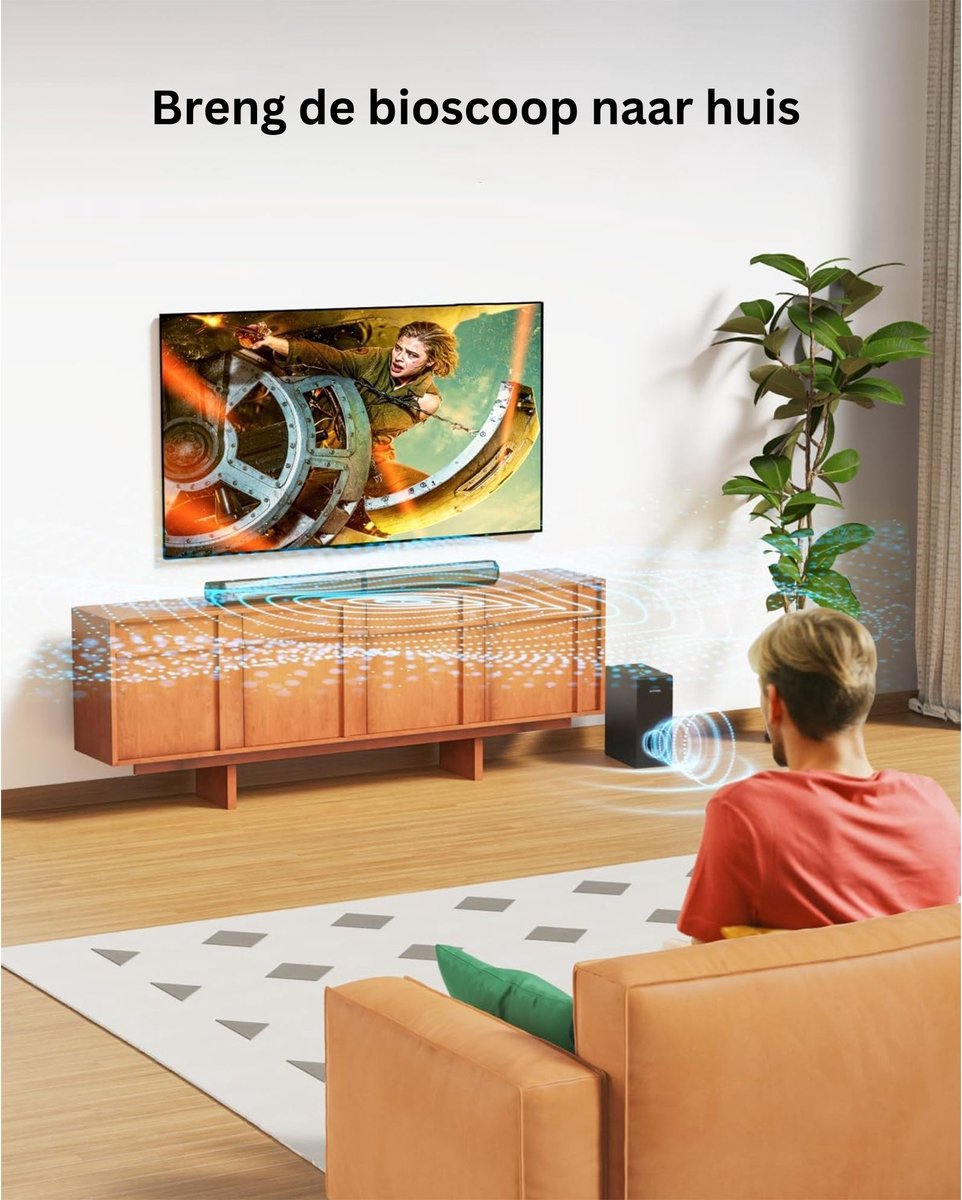 White-label Surround Set Home Cinema Zwart