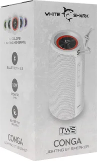White Shark GBT-808 CONGA-W Bluetooth speaker wit