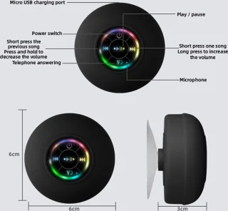 WiseGoods Premium Bluetooth Speaker (Soundbar) Zwart