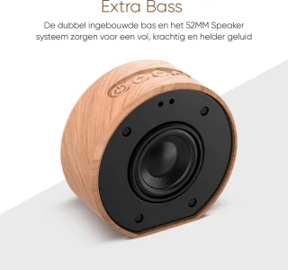 Woodsound Draadloze Bluetooth Speaker