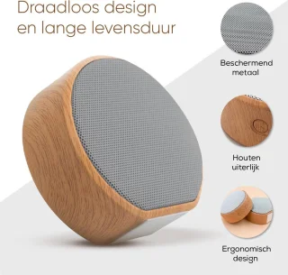 Woodsound Draadloze Bluetooth Speaker