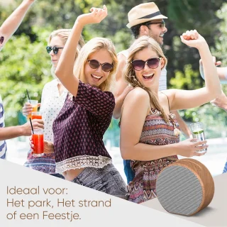 Woodsound Draadloze Bluetooth Speaker