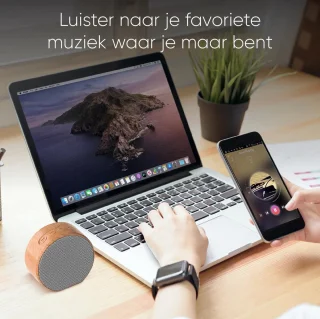 Woodsound Draadloze Bluetooth Speaker
