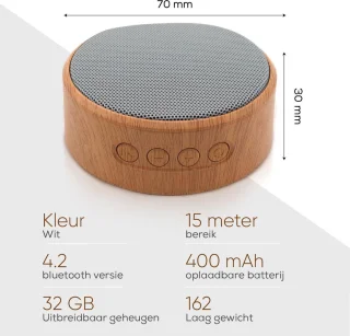 Woodsound Draadloze Bluetooth Speaker