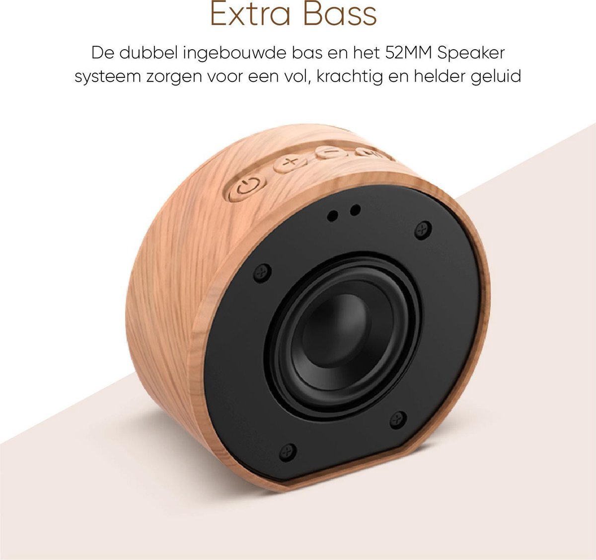 Woodsound Draadloze Bluetooth Speaker