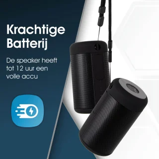 Wuff Speakers Bluetooth Speaker Zwart