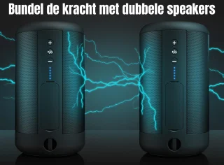 Wuff Speakers Bluetooth Speaker Zwart