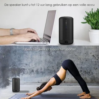 Wuff Speakers Bluetooth Speaker Zwart