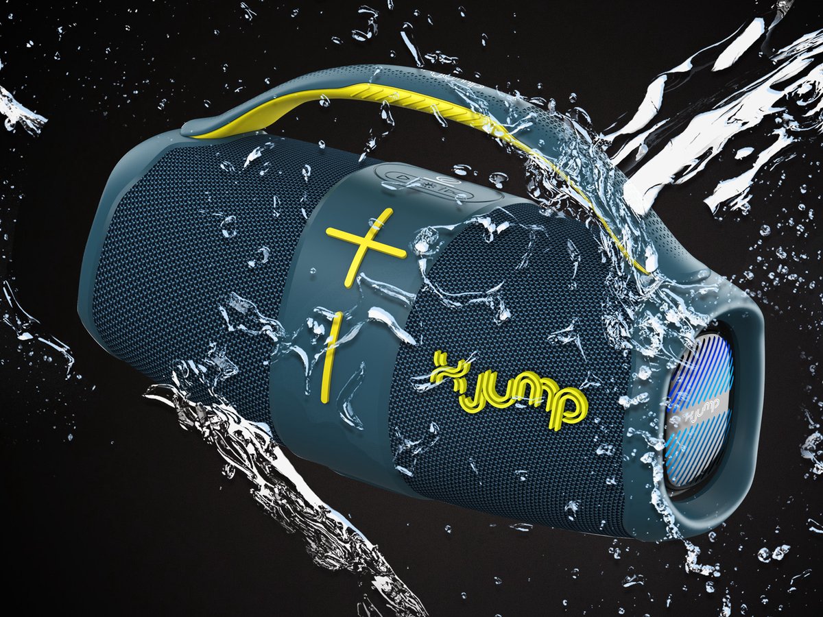 X JUMP XJ 120 Draadloze Stereoluidspreker Blauw