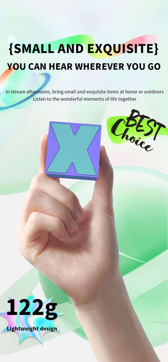 X1 Bluetooth Mini Speaker Paars