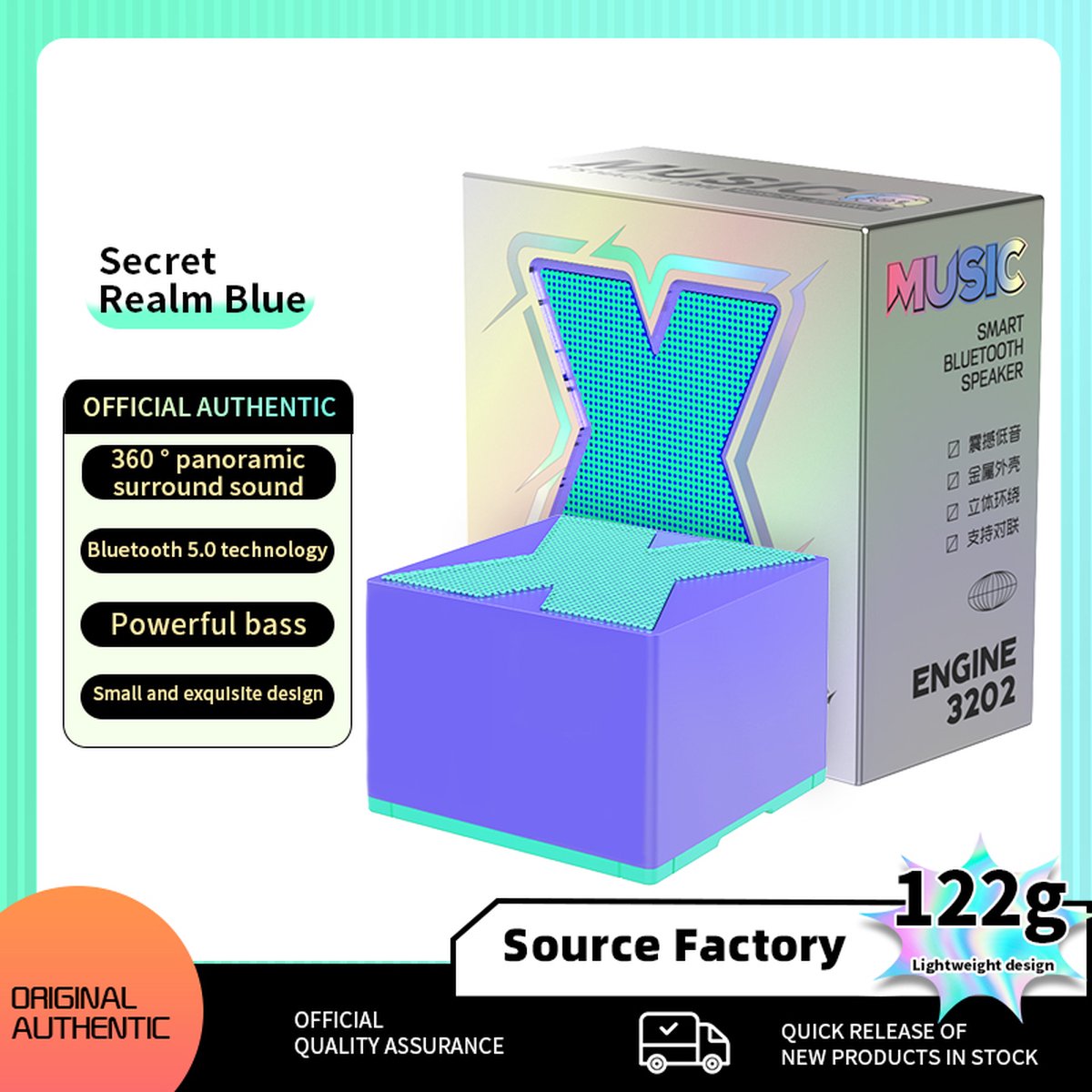 X1 Bluetooth Mini Speaker Paars