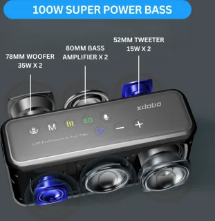 xdobo X8 MAX Draadloze Bluetooth-speaker