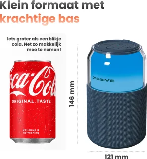 Xssive Bluetooth Mini Speaker Draadloos
