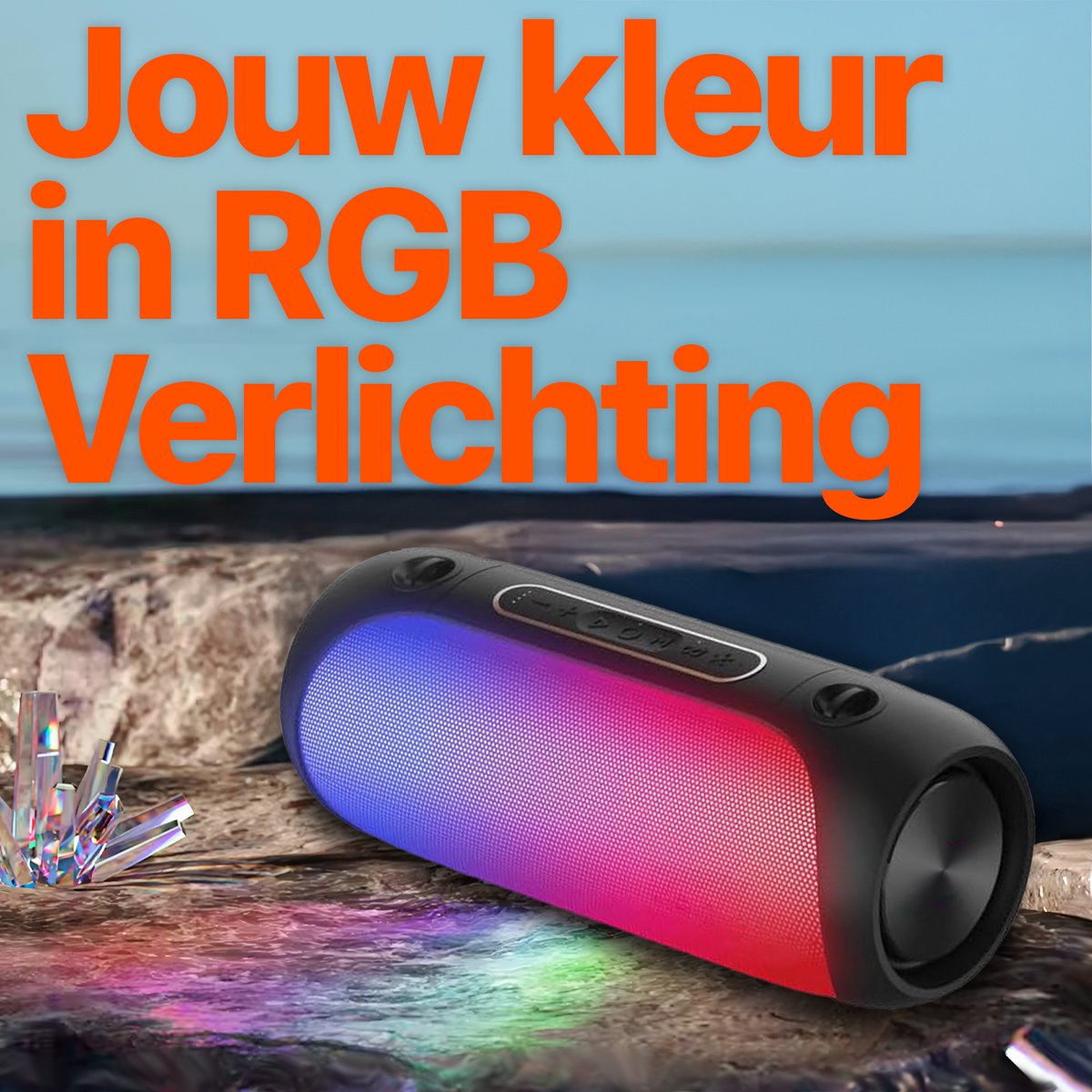 Xssive Bluetooth Speaker 30W IPX5 RGB TWS FM