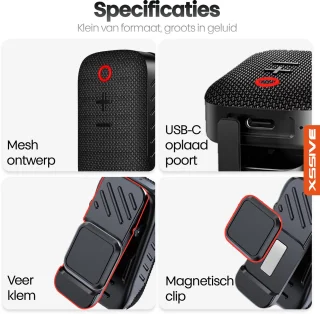 Xssive BS14 Draagbare Mini Bluetooth Speaker