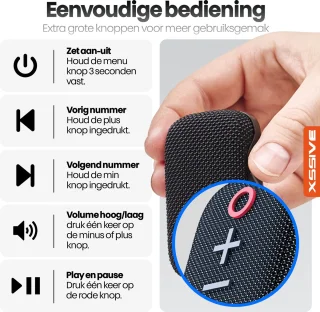 Xssive BS14 Draagbare Mini Bluetooth Speaker