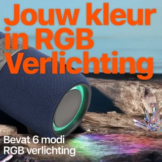 Xssive BSP05 Premium Bluetooth Speaker Blauw