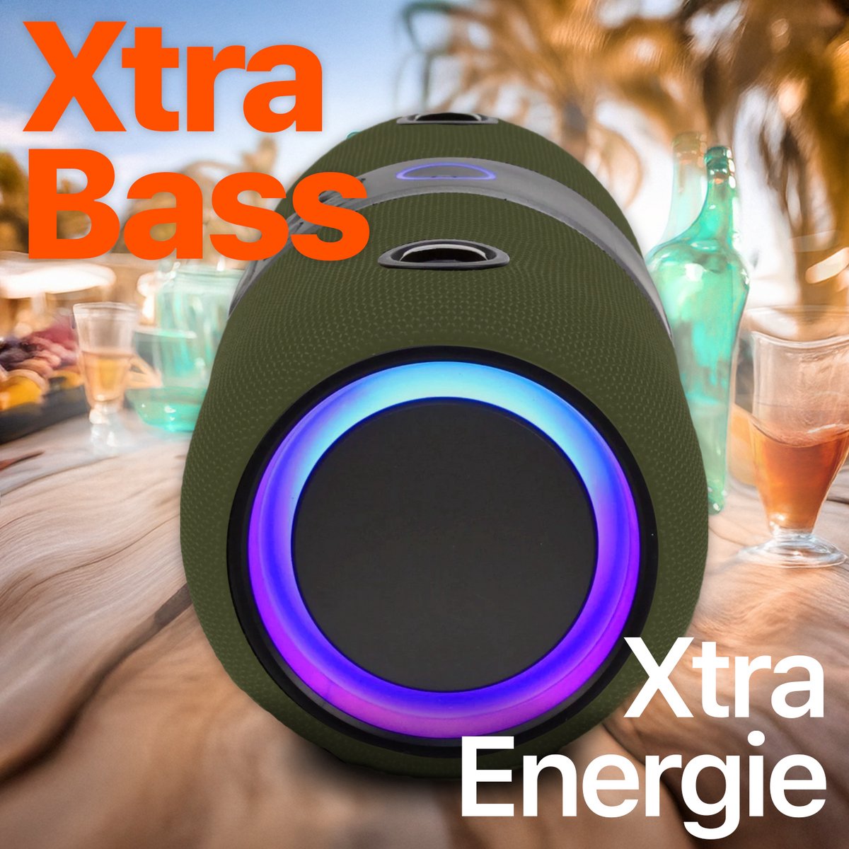 Xssive BSP05 Premium Bluetooth Speaker Groen