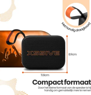 Xssive BSP20 Bluetooth speaker - Zwart