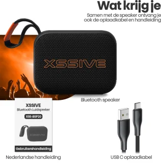 Xssive BSP20 Bluetooth speaker - Zwart