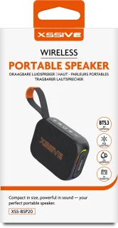 Xssive BSP20 Bluetooth speaker - Zwart