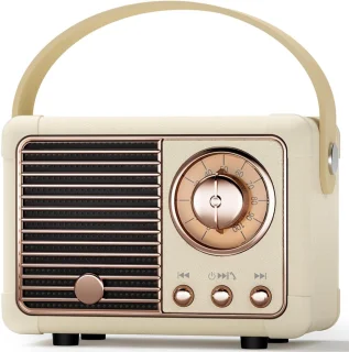 Ynkkvre Retro Speaker Wit