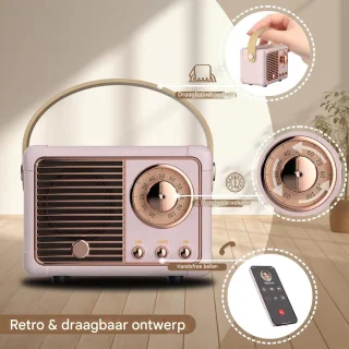 YOZHIQU Draagbare Bluetooth-luidspreker - Roze