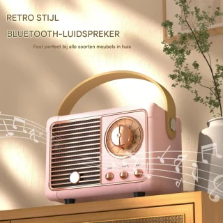 YOZHIQU Draagbare Bluetooth-luidspreker - Roze