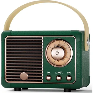 YOZHIQU Mini Retro Bluetooth-luidspreker Groen