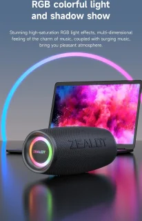 Zealot S56 Bluetooth Speaker Zwart 40W