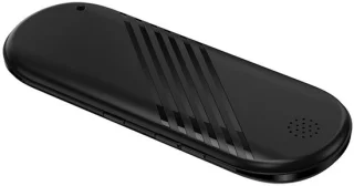 Zwarte draagbare slaapspeaker