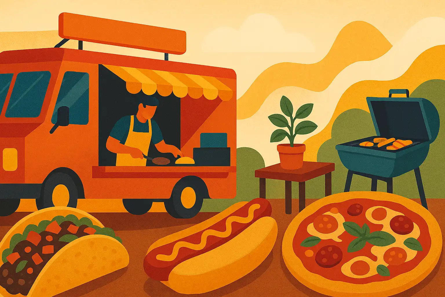 Inspiratie uit de foodtruck-scene: streetfood klassiekers om thuis in je buitenkeuken te maken