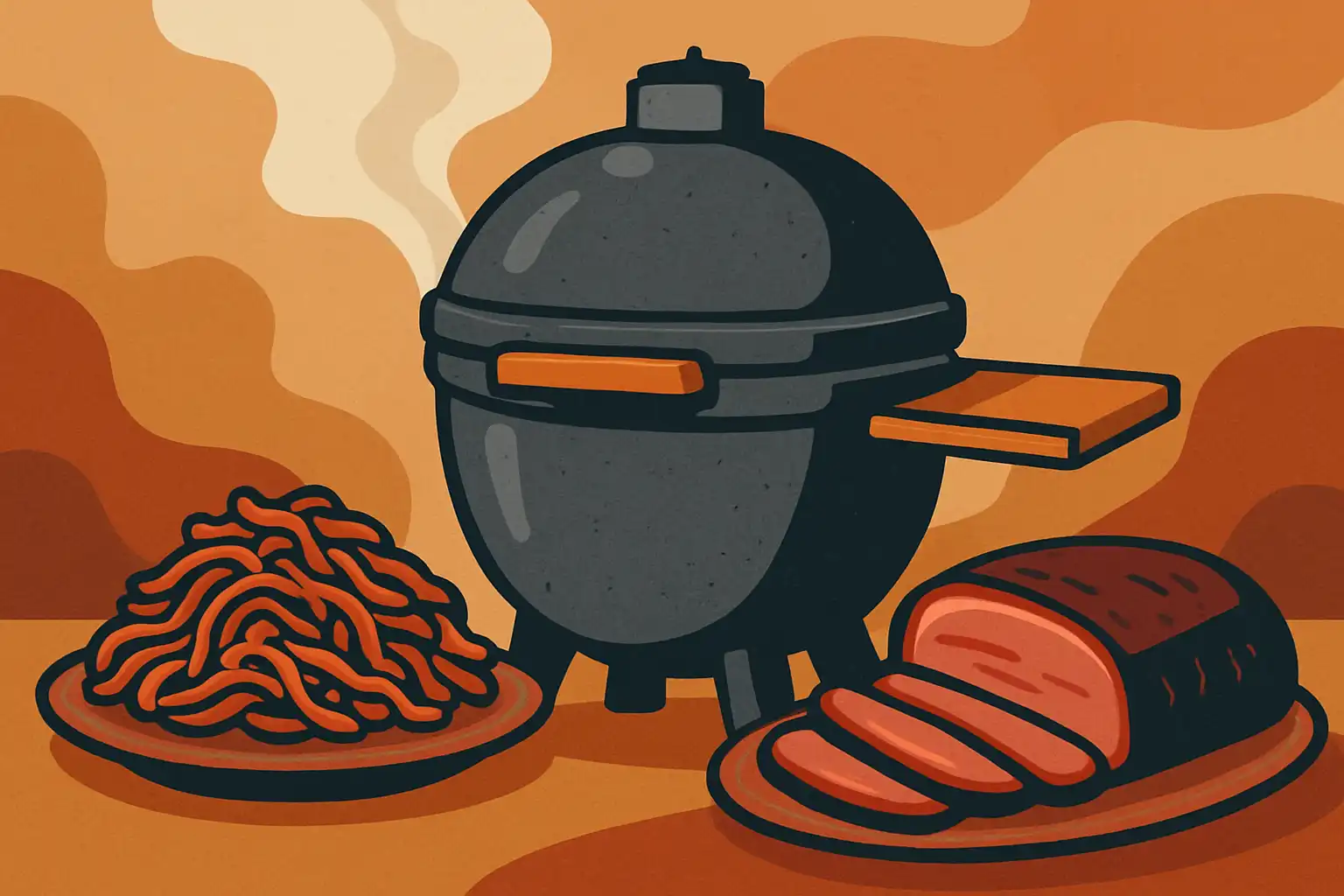 Kamado als rookoven: hoe je perfecte pulled pork en brisket maakt zonder extra rookbox
