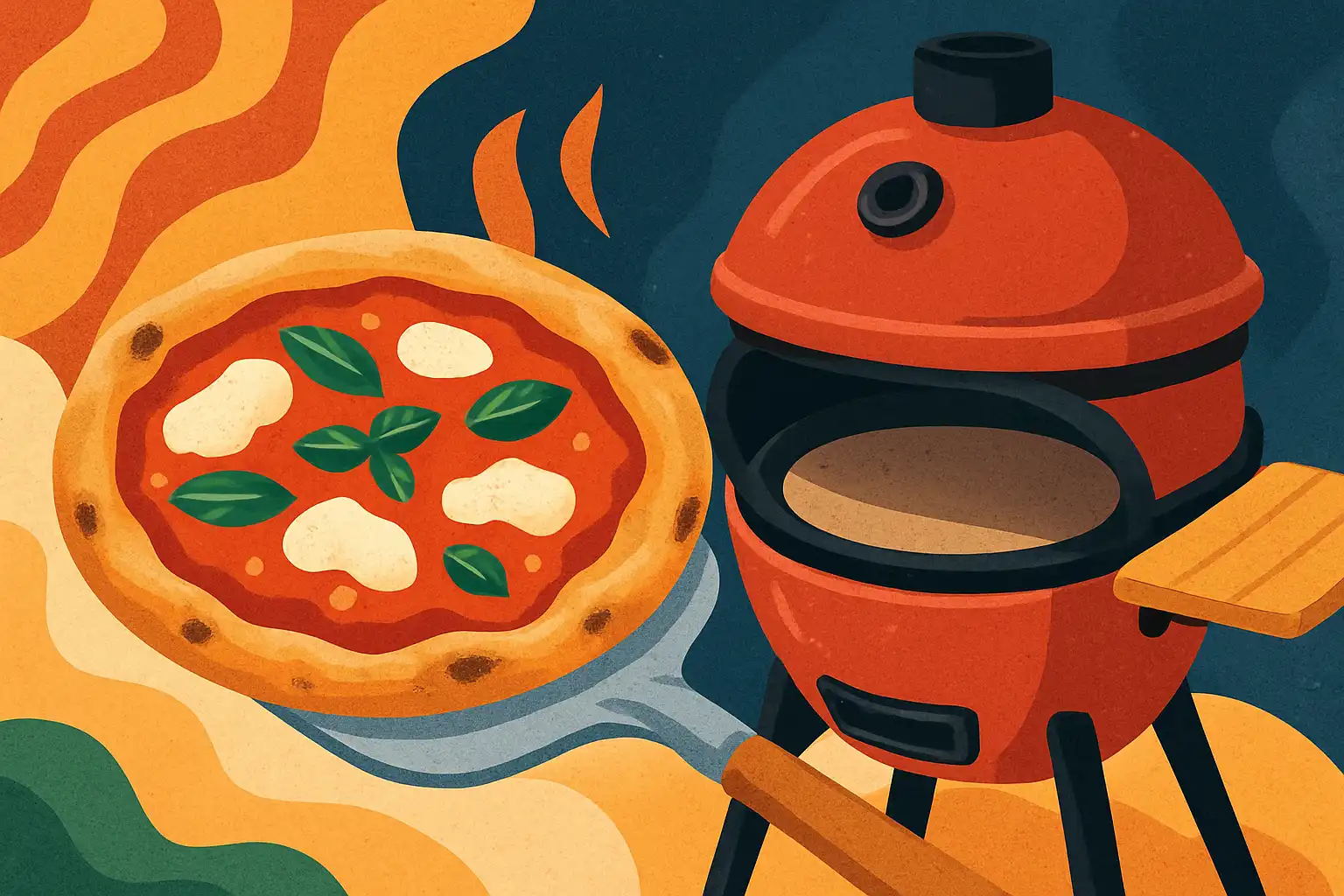 Kamado pizza bakken: zo tover je een authentieke napolitaanse pizza uit je keramische barbecue