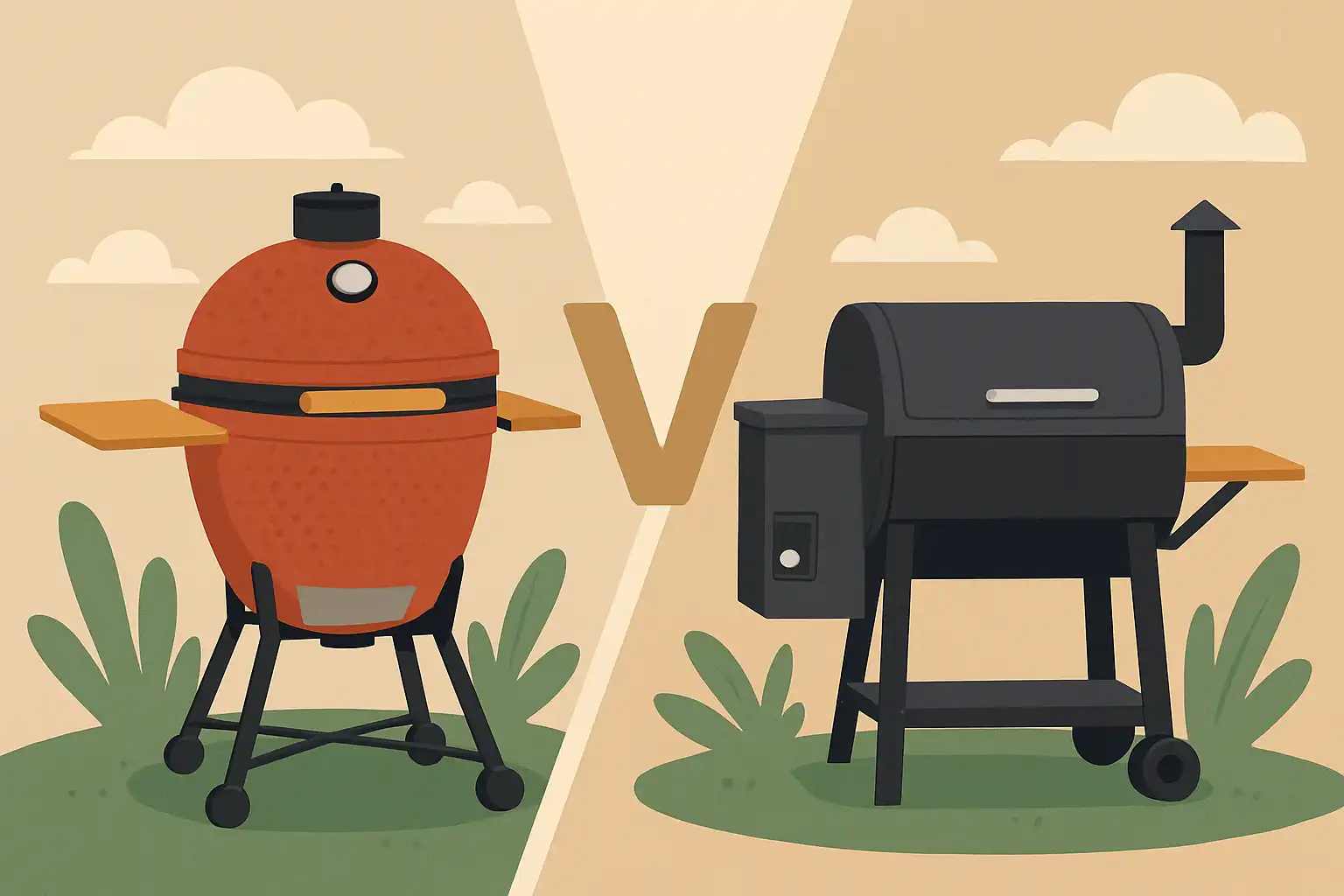 Kamado vs. pelletgrill: welke past bij jouw kookstijl?
