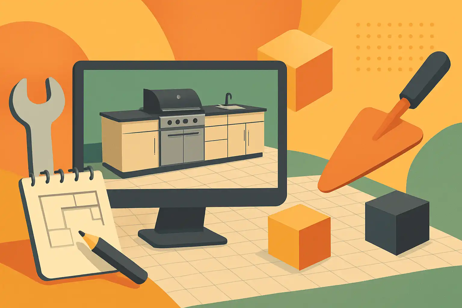 Maak je eigen 3D-ontwerp: gratis tools om jouw buitenkeukendroom visueel te maken