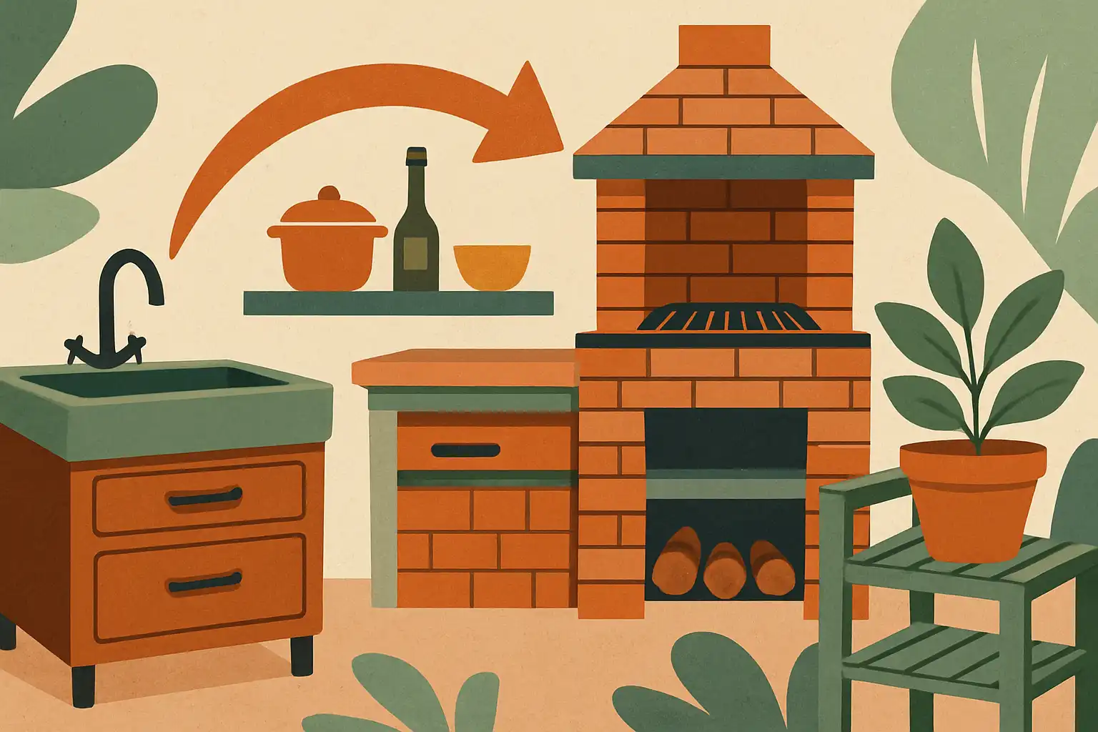 Tweedehands buitenkeuken: slimme upcycle-ideeën voor een duurzaam en stijlvol ontwerp